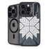NYC Symmetric Flower iPhone 14 Pro Kickstand Case